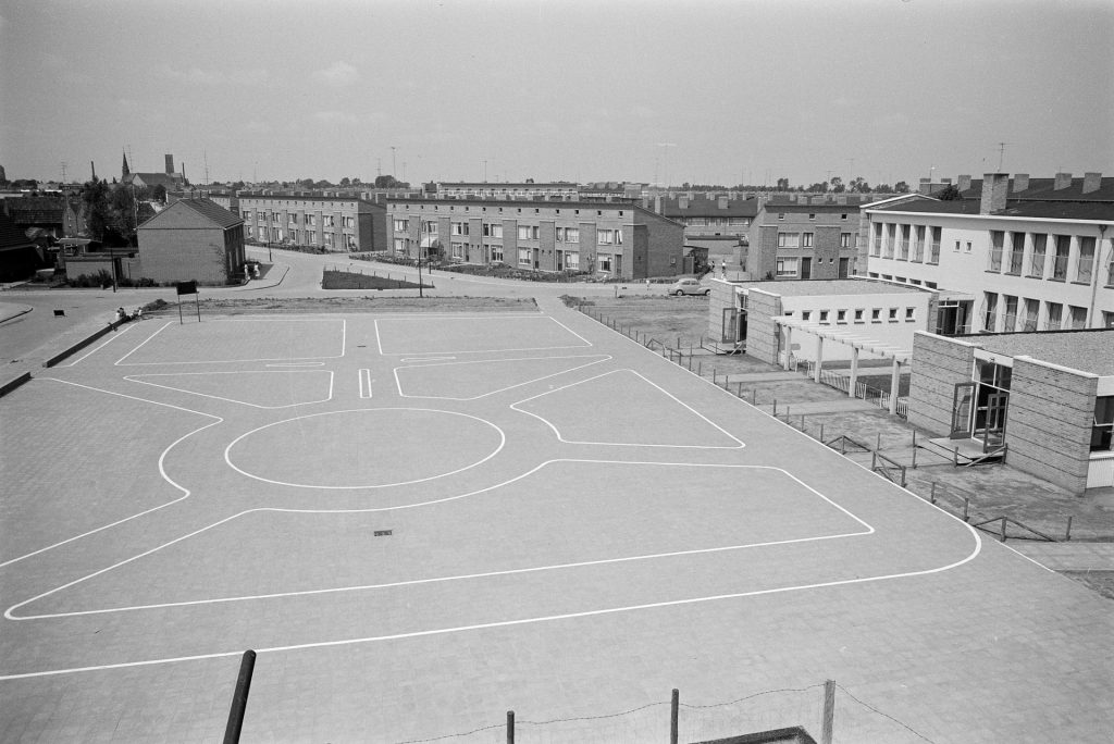 foto van het schoolplein